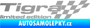 Samolepka Tigra limited edition pravá stříbrná metalíza
