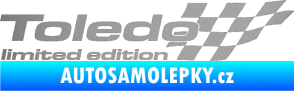 Samolepka Toledo limited edition pravá stříbrná metalíza