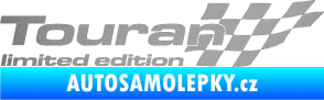 Samolepka Touran limited edition pravá stříbrná metalíza