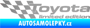 Samolepka Toyota limited edition levá stříbrná metalíza
