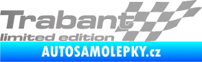Samolepka Trabant limited edition pravá stříbrná metalíza