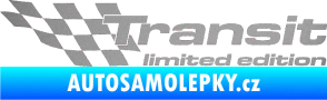 Samolepka Transit limited edition levá stříbrná metalíza
