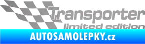Samolepka Transporter limited edition levá stříbrná metalíza