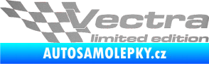 Samolepka Vectra limited edition levá stříbrná metalíza