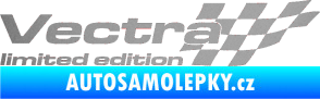 Samolepka Vectra limited edition pravá stříbrná metalíza
