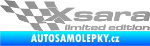 Samolepka Xsara limited edition levá stříbrná metalíza