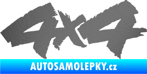 Samolepka 4x4 varianta 015 grafitová metalíza