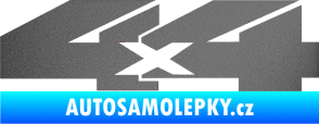 Samolepka 4x4 varianta 018 grafitová metalíza