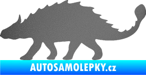 Samolepka Ankylosaurus 001 levá grafitová metalíza