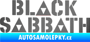 Samolepka Black Sabbath 001 grafitová metalíza