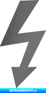 Samolepka Blesk 003 elektřina grafitová metalíza