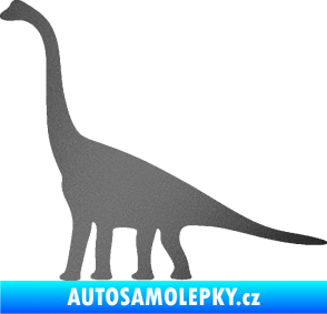 Samolepka Brachiosaurus 001 levá grafitová metalíza