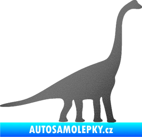 Samolepka Brachiosaurus 001 pravá grafitová metalíza