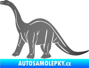Samolepka Brachiosaurus 003 levá grafitová metalíza