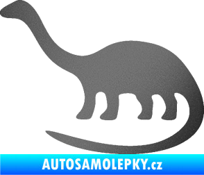 Samolepka Brontosaurus 001 levá grafitová metalíza