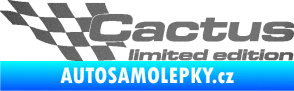 Samolepka Cactus limited edition levá grafitová metalíza