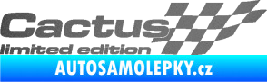 Samolepka Cactus limited edition pravá grafitová metalíza