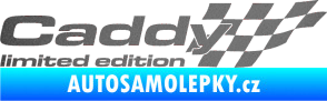 Samolepka Caddy limited edition pravá grafitová metalíza