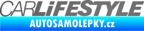 Samolepka Car Life Style grafitová metalíza