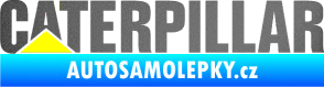 Samolepka Caterpillar - barevný grafitová metalíza