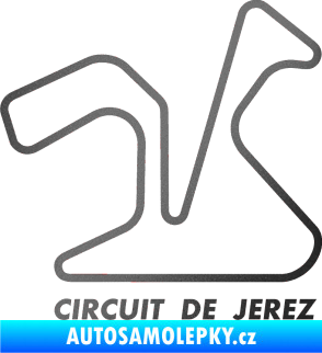 Samolepka Okruh Circuito de Jerez grafitová metalíza