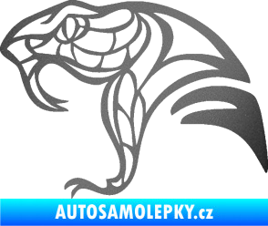Samolepka Cobra 003 levá grafitová metalíza