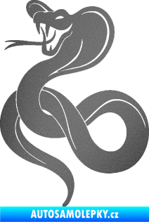 Samolepka Cobra 009 levá grafitová metalíza