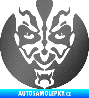 Samolepka Ďábel 001 grafitová metalíza