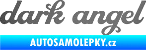 Samolepka Dark angel nápis grafitová metalíza
