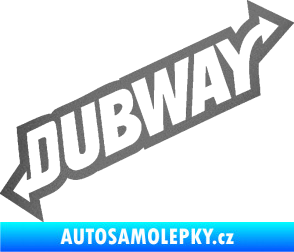 Samolepka Dübway 002 grafitová metalíza