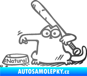 Samolepka Dolej natural levá grafitová metalíza