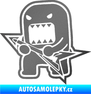 Samolepka Domo 004 levá rocker grafitová metalíza