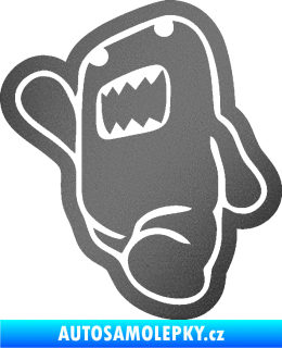 Samolepka Domo 013 levá běžící grafitová metalíza