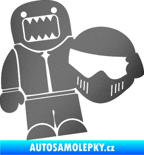 Samolepka Domo 014 pravá Stig grafitová metalíza