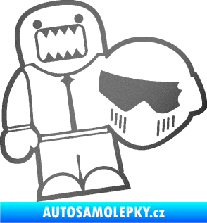 Samolepka Domo 015 levá  Stig grafitová metalíza