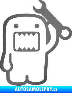 Samolepka Domo 022 pravá mechanik grafitová metalíza
