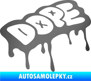 Samolepka Dope grafitová metalíza