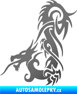 Samolepka Dragon 007 levá grafitová metalíza