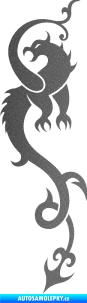 Samolepka Dragon 008 levá grafitová metalíza