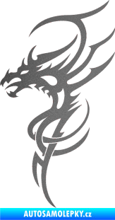 Samolepka Dragon 017 levá grafitová metalíza