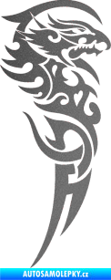 Samolepka Dragon 025 pravá grafitová metalíza
