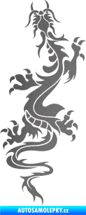 Samolepka Dragon 028 levá grafitová metalíza