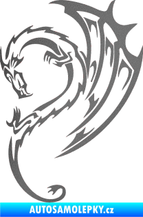 Samolepka Dragon 043 levá grafitová metalíza