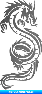Samolepka Dragon 048 pravá grafitová metalíza