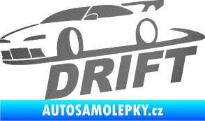Samolepka Drift 002 grafitová metalíza