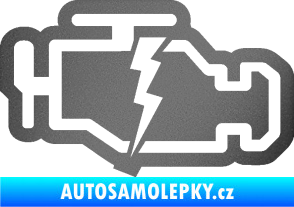 Samolepka Engine fail 001 motor grafitová metalíza