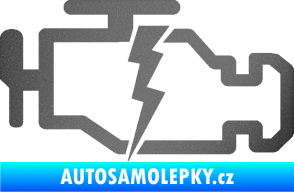 Samolepka Engine fail 002 motor grafitová metalíza