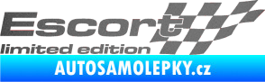 Samolepka Escort limited edition pravá grafitová metalíza