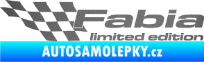 Samolepka Fabia limited edition levá grafitová metalíza