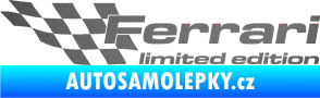 Samolepka Ferrari limited edition levá grafitová metalíza